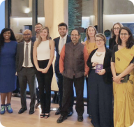 Professional group photo at DPGA international leadership meeting